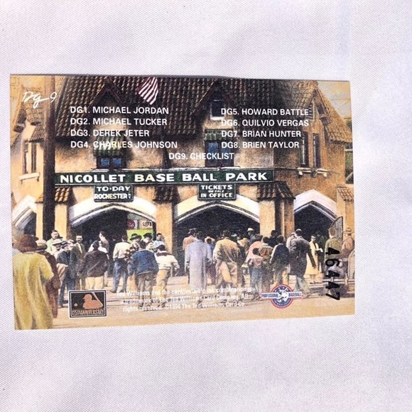 1994 Ted Williams card company checklist w/ Michael Jordon & Derek Jeter - Picture 6 of 10